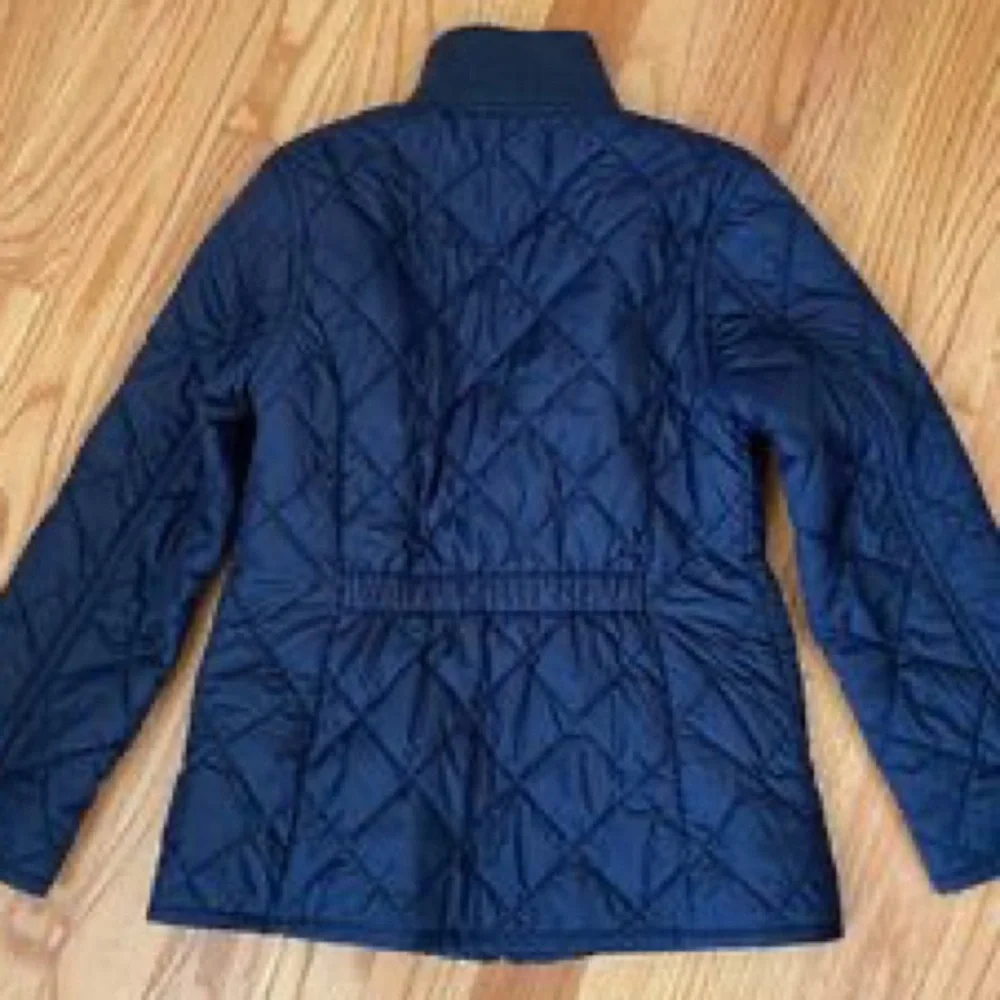 RALPH LAUREN 6X kids Quilted Jacket Navy Blue Coat
